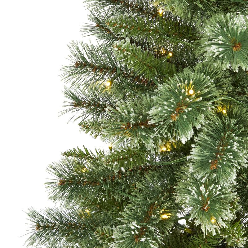 Lighted Artificial Christmas Tree, 5' H