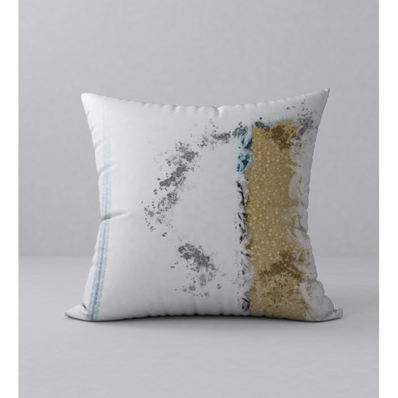 Housse de coussin décorative carrée glamour et insert, 24" X 24"