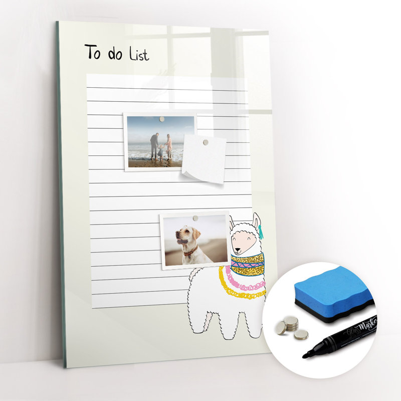 Magnetic Glass Dry Erase Board