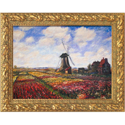 Wood Frame for 16x20 Canvas Paintings, Gold Antique Ornate Picture Frame for Oil Painting Art Prints