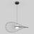 Kalev 1 - Light Matte Black LED Sphere Pendant