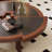 Creative design sense solid wood coffee table-105353538