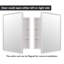 Miroir pour armoire à pharmacie Mccullers-87126676