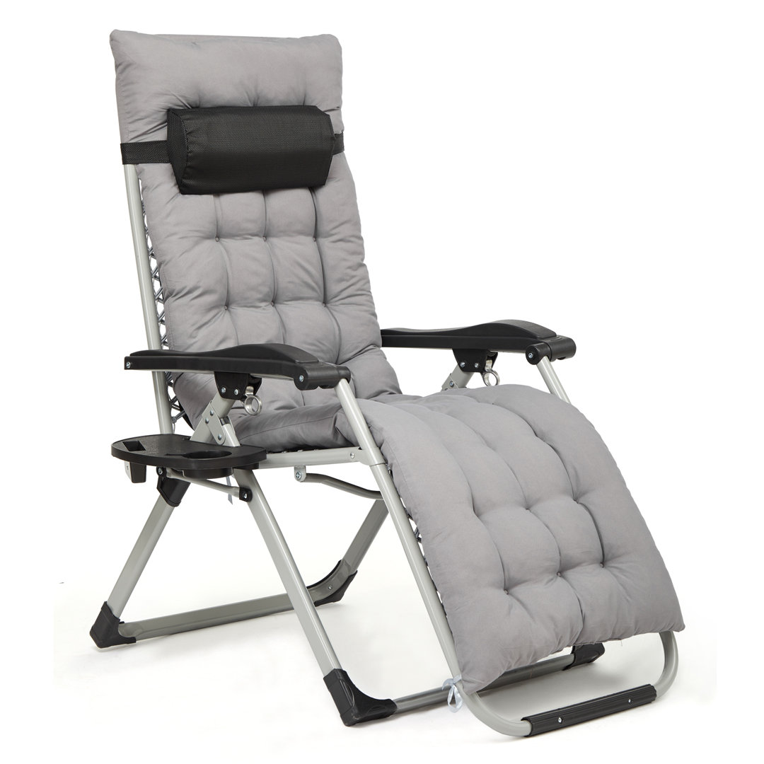 Morrisdale Reclining Sun Lounger with Cushion