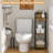 3-Tier Narrow Bathroom Shelves with Drawer