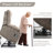 4-Motor Chenille Power Lift Chair Lay Flat Recliner with Head&Lumbar support, 400LBS-1001013771