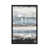 Toile encadrée de bois rustique foncé