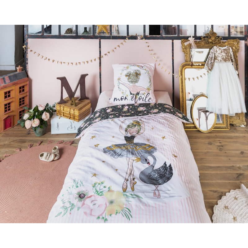Falconer No Pattern Duvet Cover with Pillowcases Included, 220 x 240 cm - 1 Pillowcase (63 x 63 cm)