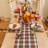Plaid Christmas Table Runner, Winter Holiday Table Runners 72 Inches Long, Xmas Decorations Indoor Outdoor Farmhouse Home Kitchen Dining Party Décor-710168619