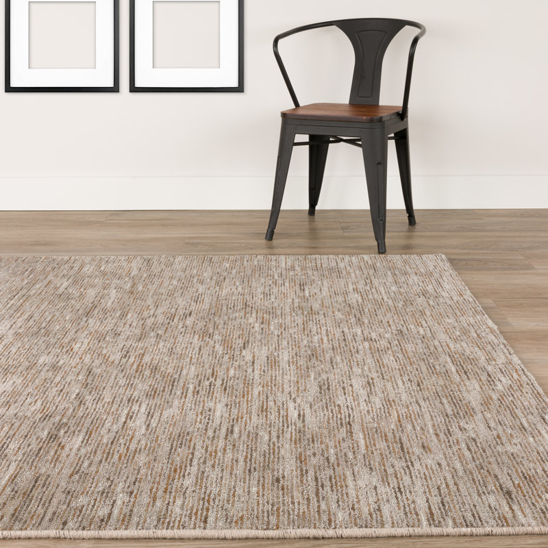 Handmade Luxe Striped Wool-Viscose Blend Blue Area Rug 9'x13'