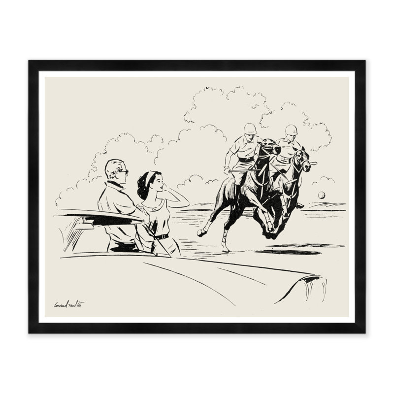 Horserace Couple Print