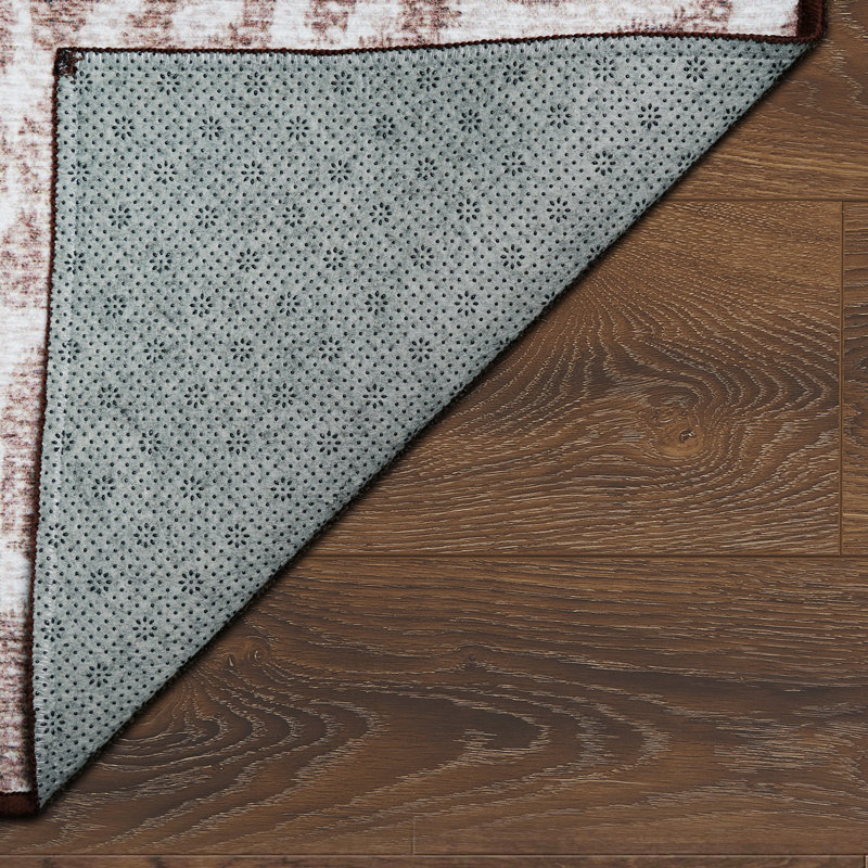 Tapis lavable lavable Miya Leopard, Tapis de couloir 2 pi 5 po x 10 pi