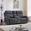 Causeuse inclinable 75,7 po avec console centrale
