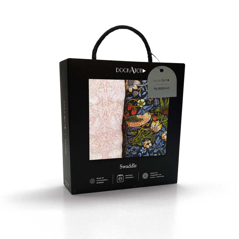 Dockatot Swaddle Set - Brer Rabbit/Strawberry Thief