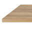 Leilani Oak Metal Base Dining Table
