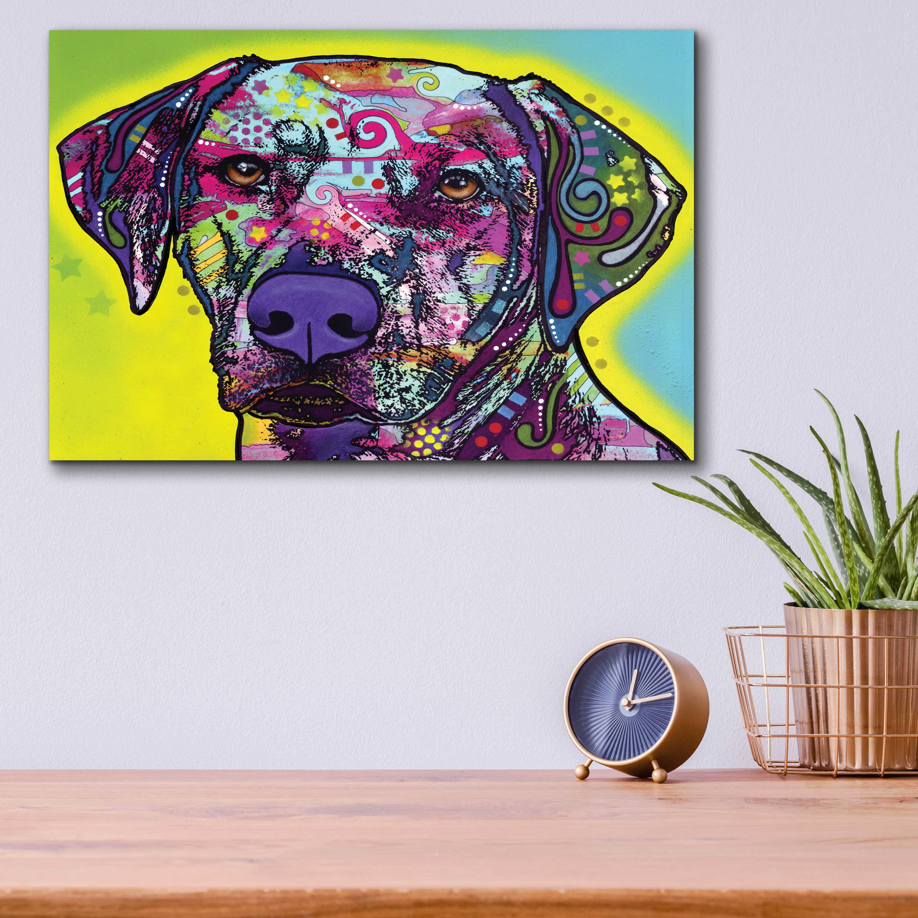 Bungalow Rose Rhodesian Ridgeback by Dean Russo - Unframed Print | Wayfair