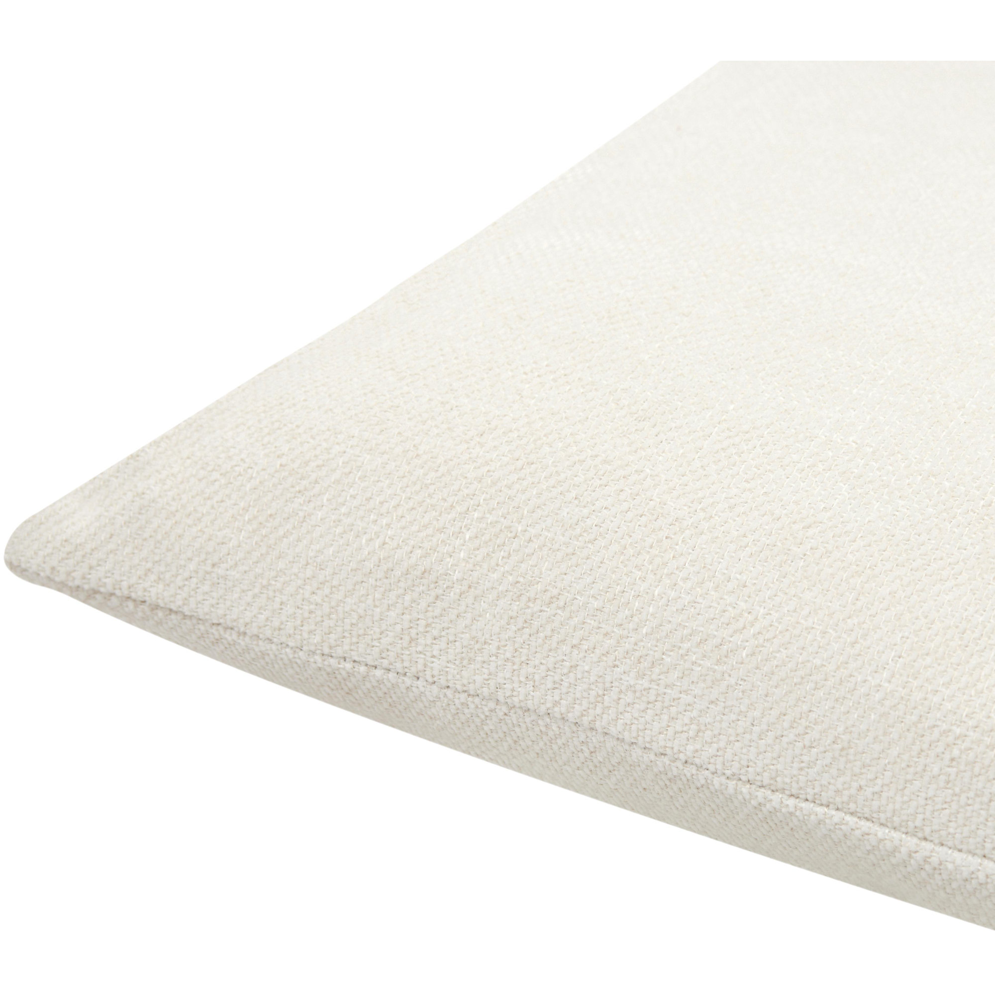 Kamaili Pillow Cover, White, Pillow Cover Only - No Insert, 22"H x 22"W