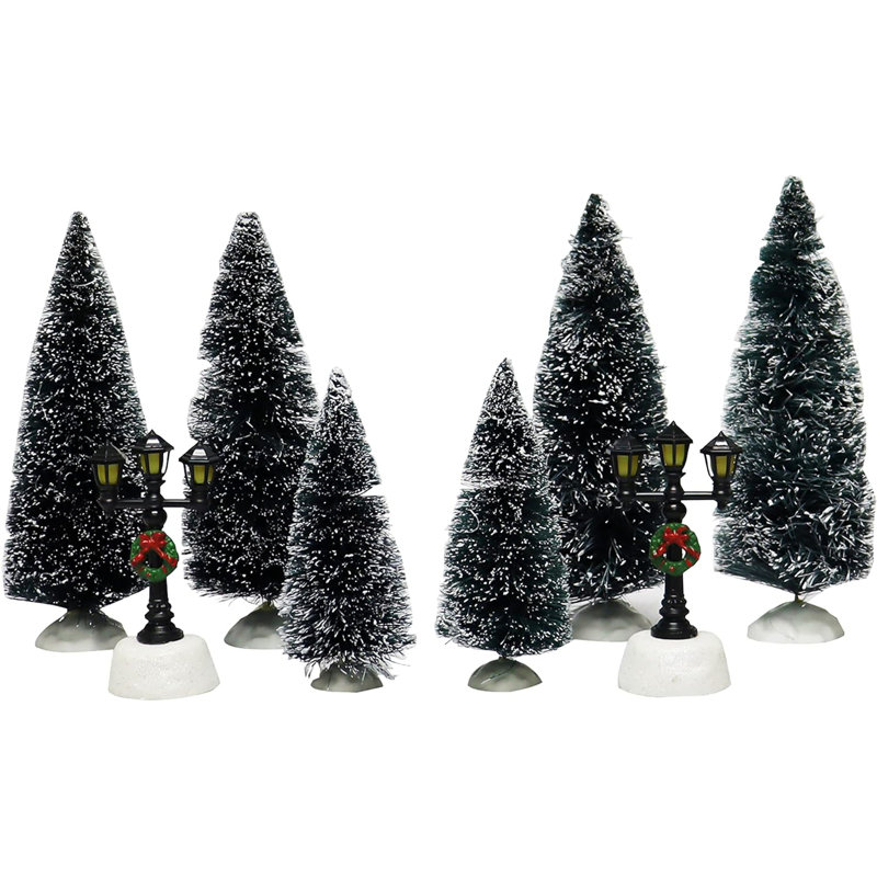 Moments in Time: Ensemble de village de Noël à DEL 20 pièces