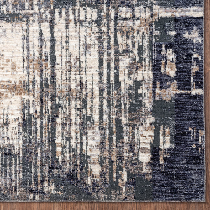 Abstract Indoor Rug, Rectangle 5'6" x 8'6"