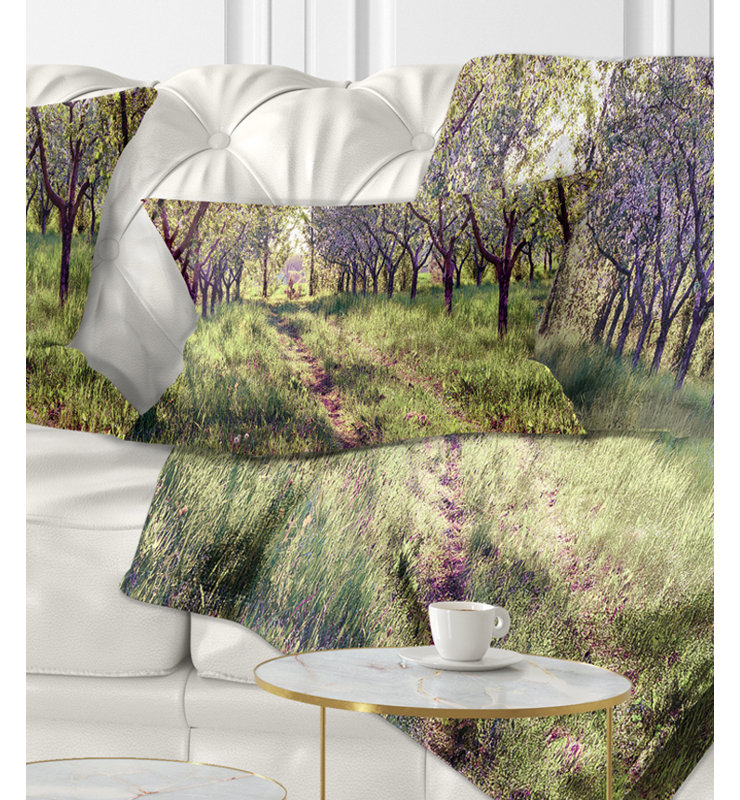 Coussin Blossom Apples Garden, Rectangulaire, 12 po x 20 po