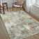 Sarah Modern Abstract Machine Washable Area Rug with Non-Slip Backing