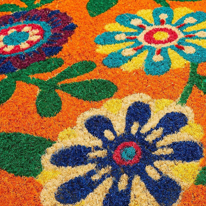 Paillasson Floral Coir