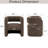 Full Assembled Upholstered Accent Barrel Chairs （Set Of 2）-1641904656