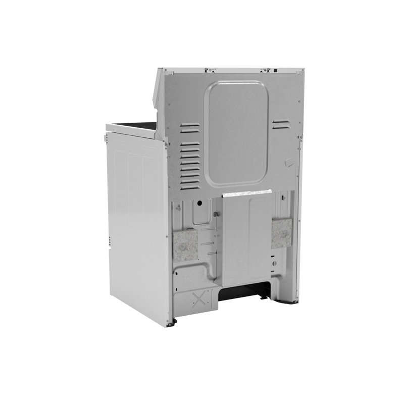 GE 30" Free-Standing Electric Convection Range, White