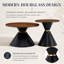Ensemble de tables basses gigognes rondes