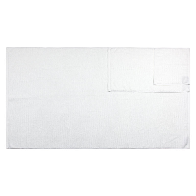 Aryon 6 Piece Bath Sheet Set, White