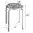 6-Pack Stackable Multifunctional Daisy Design Backless Round Metal Stool Set-1198815116