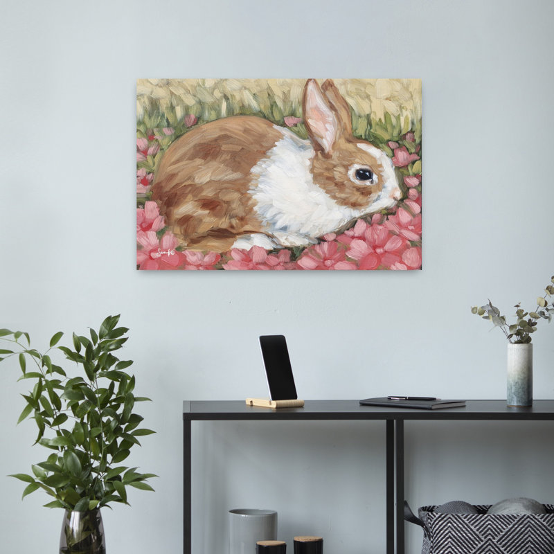 Art de fleur de lapin Sweet Pansy, H 16 po x l 24 po