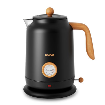 Bouilloire électrique 1,7 L avec thermomètre en acier inoxydable 304