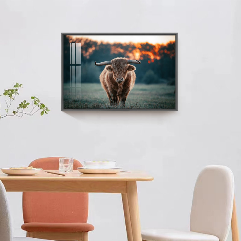 Animal - reproduction de cadre photo sur toile, Noir, L 16 po x H 12 po