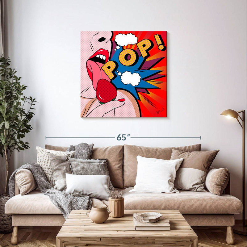 Leisha Pop, 36" H x 36" W