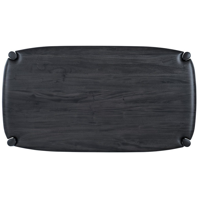 Harlow Solid Wood Coffee Table, Black
