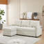 Canapé inclinable avec lit escamotable, chargement USB et tiroirs de rangement-914112041