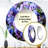 Purple Pansies Field Vibrant - Pansies Mirror, Traditional Round Decorative Wall Mirror, Printed Metal Art-99620512