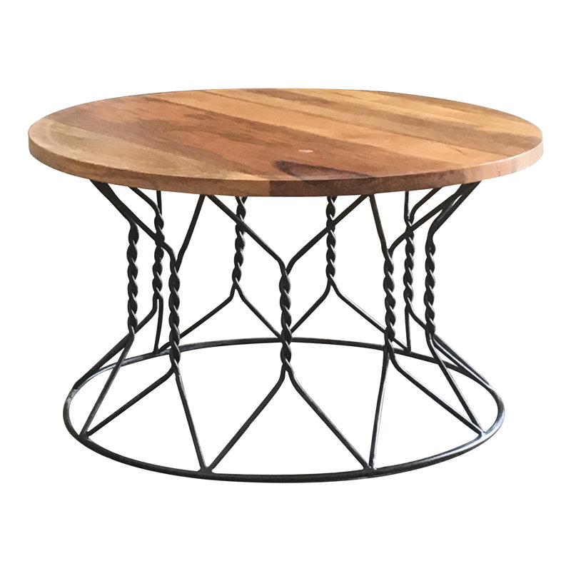 Harbor Industrial Solid Wood Coffee Table 