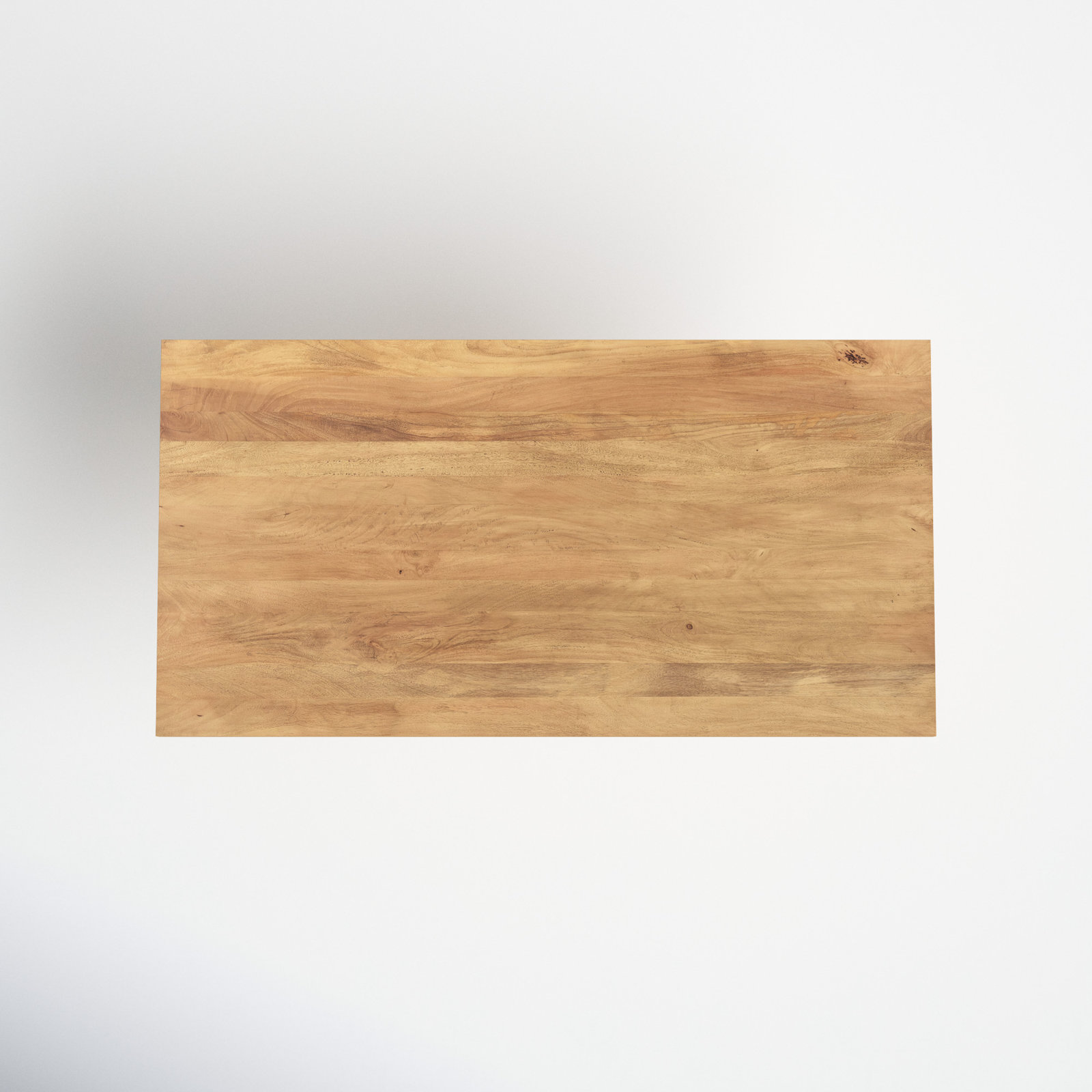 72'' Dining Table, Natural, Black