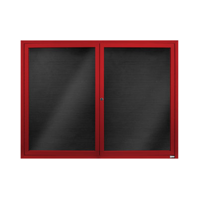 AARCO No Felt Metal Letter Board