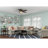 Hunter 52 inch Newsome Low Profile Ceiling Fan with LED Light Kit and Pull Chain-56420885