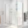 Unidoor-X 35 1/2 in. W x 34 3/8 in. D x 72 in. H Frameless Hinged Shower Enclosure