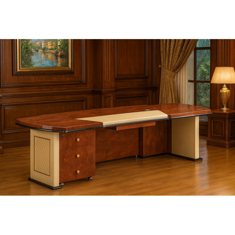 Infinity Solid Wood Executive Desk