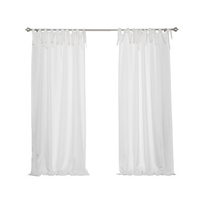 Hemlen Semi Sheer Curtain Panel Pair