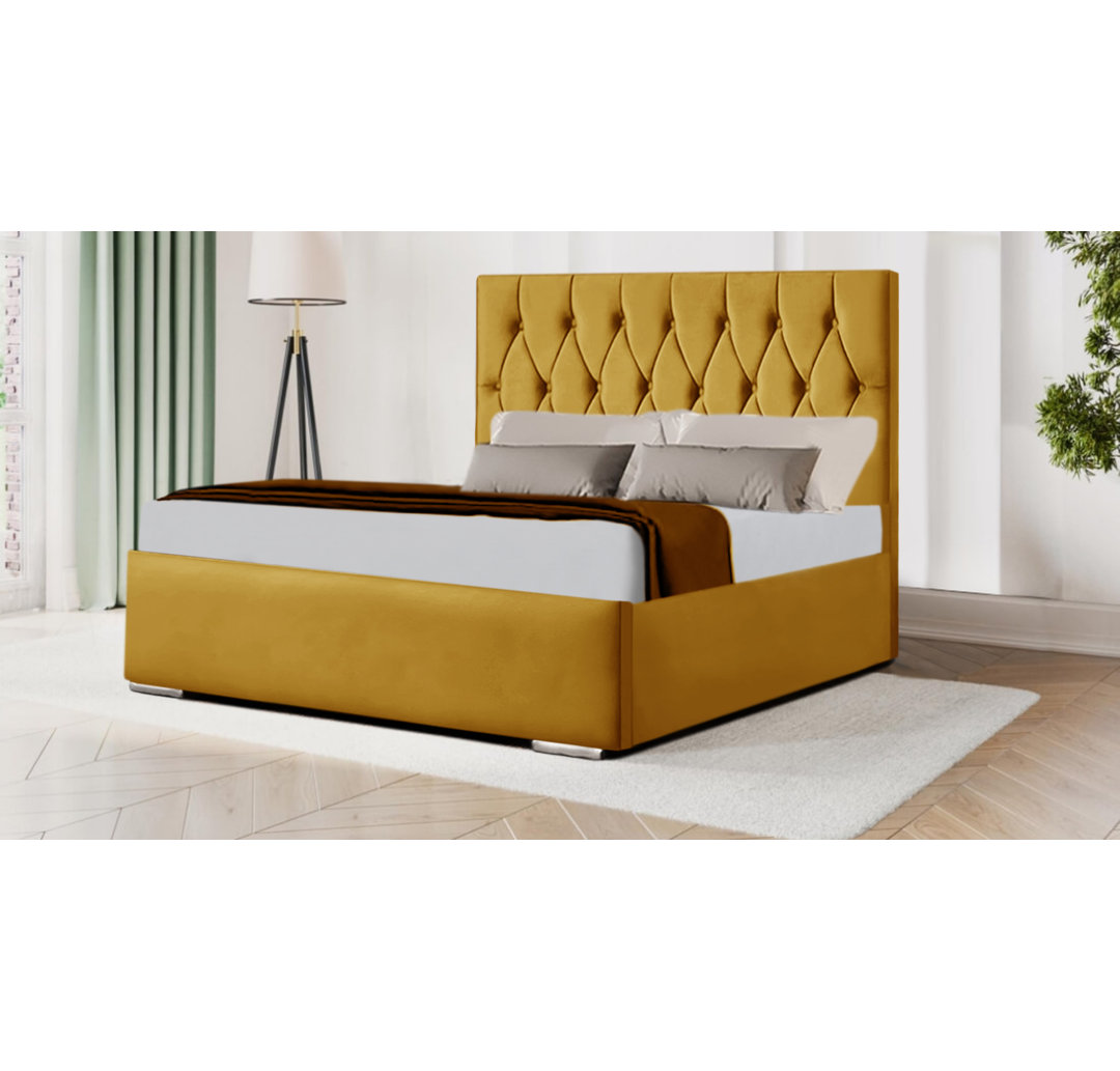 Tiffany Bed Frame Upholstered Storage Bed