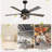 Kaviona 68'' Ceiling Fan with LED Lights