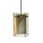 1 - Light Black Single Pendant