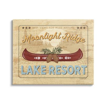«Moonlight Ridge Lake Resort Canoe Floater» par Jennifer Pugh