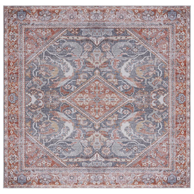 Tapis oriental gris / rouille Abdussamad